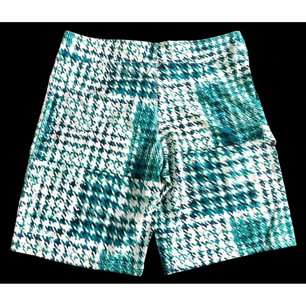 Mossimo Supply‎ Co. Board Shorts Men's Size 36 Torquise Swim Trunks Drawstring